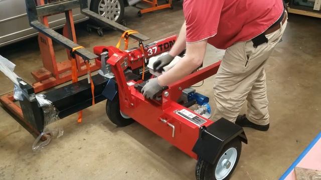37 Ton Northstar Wood Splitter - Unpackaging & Assembly Review смотреть онлайн