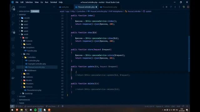 Morfest 2020 - Aula 9 -CRUDs com Lumen смотреть онлайн