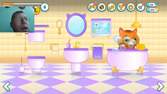 Приключения Котика Bubbu #5 – игровой мультик для детей, ухаживаем за котиком! My Virtual cat Bob B смотреть онлайн