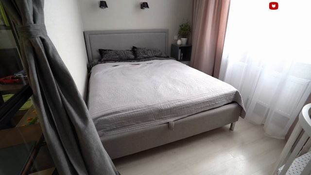 ? Из однушки в комфортную ДВУШКУ! Современный интерьер с ХРАНЕНИЕМ. ФИШКИ для молодых МАМ! Рум тур смотреть онлайн