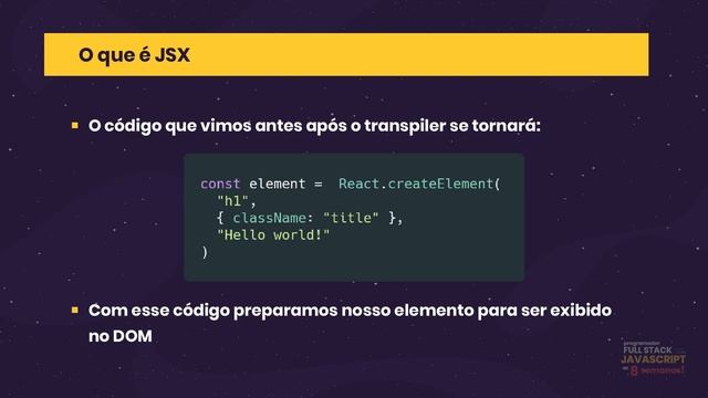 Aula 3 - O que é JSX (Série React) смотреть онлайн