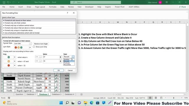 #12 Excel ka Gyan Course | Conditional formatting Learn Basic to Advance | Highlight the Data смотреть онлайн