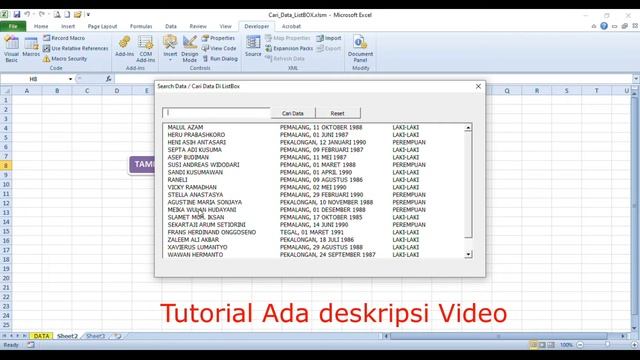 Pencarian Data Di ListBox VBA Excel смотреть онлайн