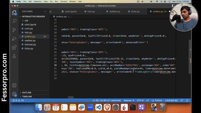 Effortlessly Place Basic Orders with Interactive Brokers Python API-Part 5 смотреть онлайн