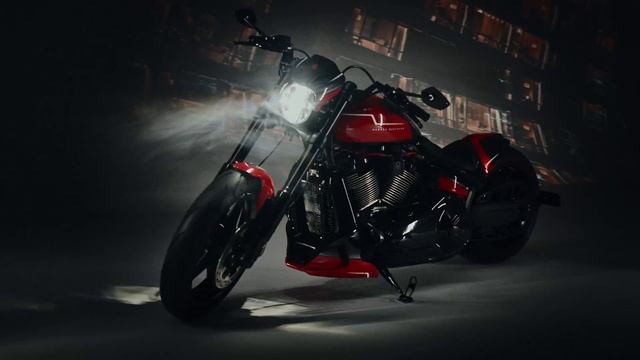 #Custom #Harley-Davidson #Softail #FXDRS - Rosso corsa смотреть онлайн