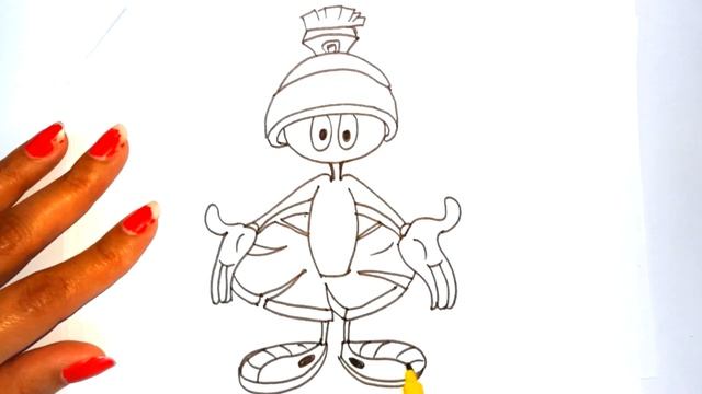 How to draw Marvin the Martian смотреть онлайн