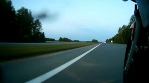 210 км в час на Honda CBF 600