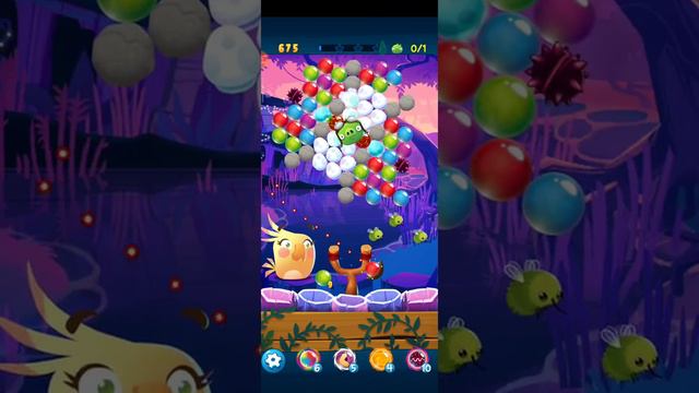 Angry Birds Pop Bubble Shooter- Hard Level 600 NO BOOSTERS #angrybirdspopbubbleshooter смотреть онлайн