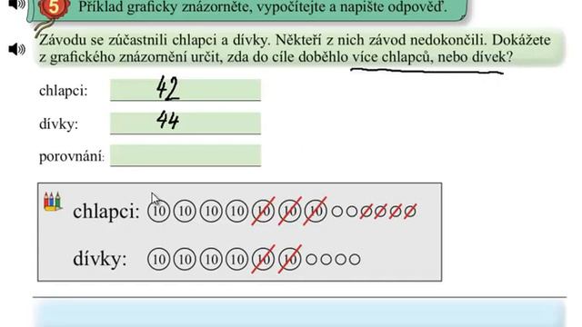 Matýskova matematika 5.díl, strana 50, cvičení 5 смотреть онлайн