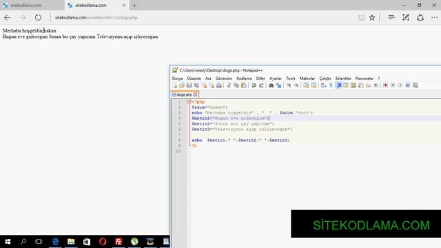PHP DERSLERİ DERS 13 OPERATORLER BÖLÜM | смотреть онлайн