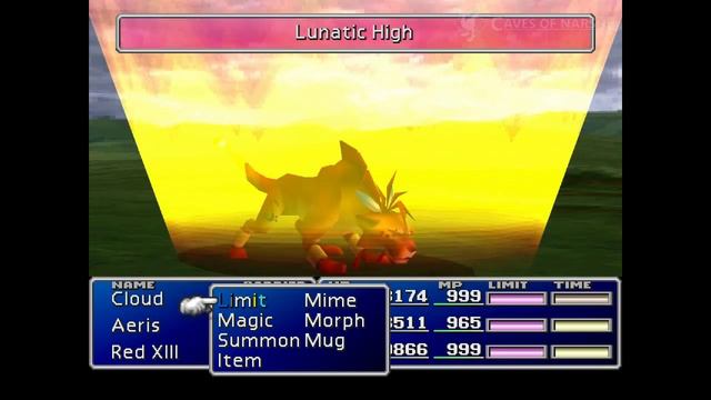 Red XIII's Lunatic High Limit Break - Final Fantasy VII смотреть онлайн