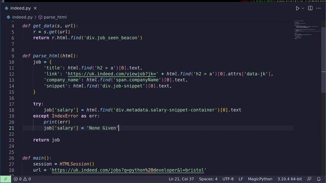 My Indeed Web Scraper Stopped Working. Here's Why смотреть онлайн