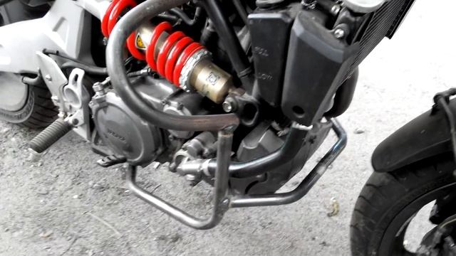 Дуги на мотоцикл YAMAHA MT-03 (ещё не зачищенные и не крашенные) смотреть онлайн