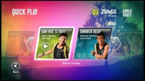 Zumba Fitness Wii U Геймплей