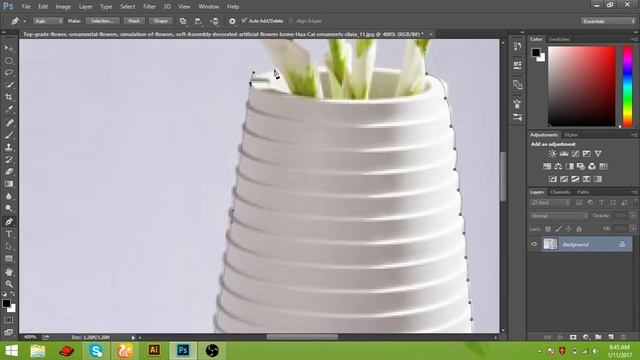 Adobe Photoshop Pen Tool Use tutorial смотреть онлайн