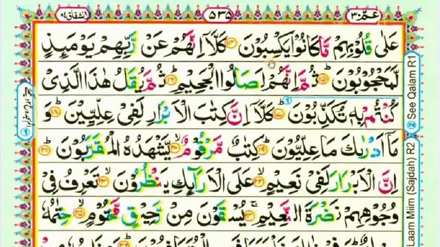 Quran Majeed Lesson 32 Surah Mutaffifin In Urdu/Hindi | Surah Al Mutaffifin | Learn Quran Online смотреть онлайн