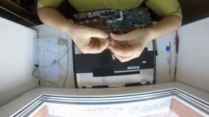 Lenovo G505 Замена шлейфа матрицы и чистка ноутбука