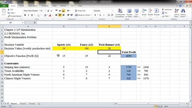 Excel Solver Basics Tutorial - Dr Kenneth Chelst- Wayne State University смотреть онлайн