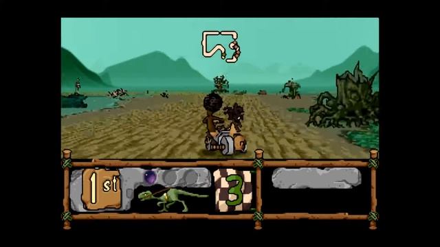 BC Racers [DOS] Hard difficulty, 1st place all tracks смотреть онлайн