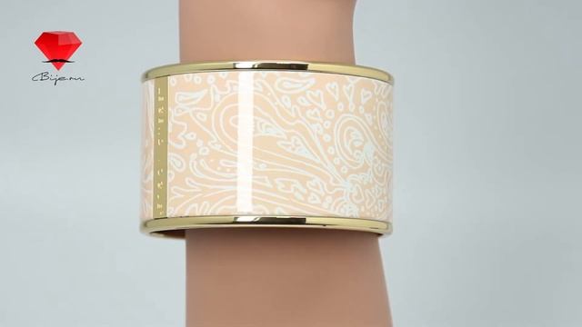 Bije.ru: Нежный браслет в теплых тонах с эмалевым рисунком Madalenat (Мадаленат) смотреть онлайн