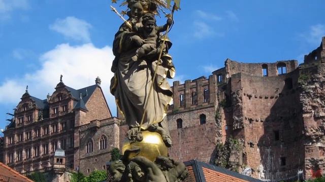 Хайдельбергский (Гейдельбергский) замок (Heidelberger Schloss),Германия смотреть онлайн
