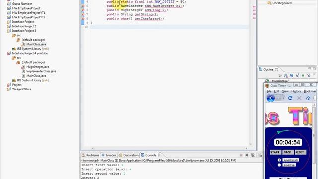 Java Interface review continued and INITIAL Set Up (pt 3) смотреть онлайн