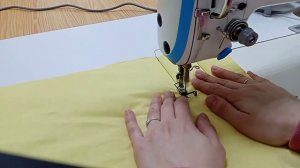 Натяжение нити и давление лапки на промышленной швейной машинке