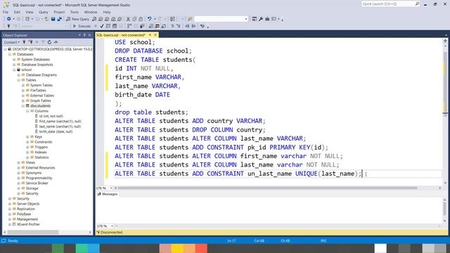 SQL basics - 7 - DML - part 1 смотреть онлайн