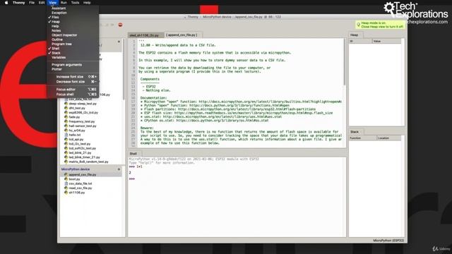 1 03 10 Getting started with Thonny IDE for Python смотреть онлайн