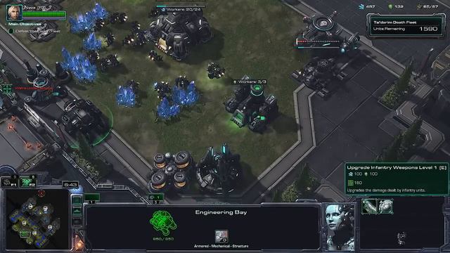 StarCraft 2: Nova Covert Ops - Campaign Playthrough Part 8 (Dark Skies, No Commentary) смотреть онлайн
