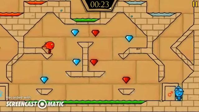 Fireboy and Watergirl Light Temple Level 4 смотреть онлайн