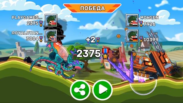 ИСПЫТАЛ ВСЕ СКИНЫ ЛЕГЕНДАРНОГО КРАКЕНА! ИГРА ПРО ТАНКИ HILLS OF STEEL смотреть онлайн