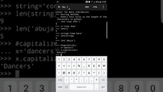 String methods in python (part1) смотреть онлайн
