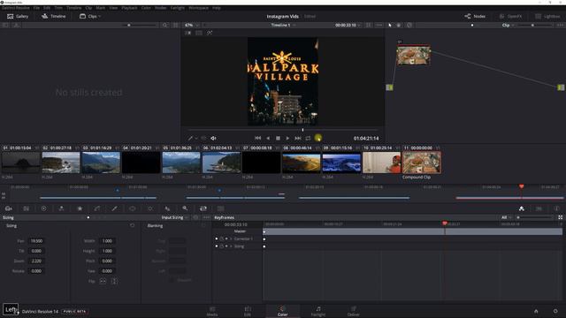 HOW TO: Instagram Vertical Video | MAX SIZE | Davinci Resolve 15 & 14 смотреть онлайн