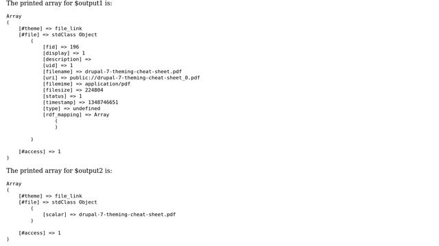 Drupal: Render filename of file upload field in node template смотреть онлайн
