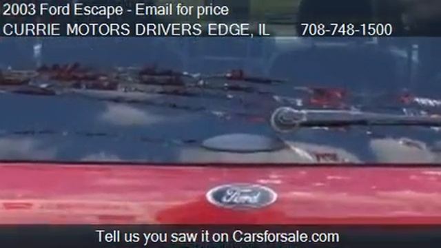 2003 Ford Escape XLT Popular 4dr SUV for sale in OLYMPIA FIE смотреть онлайн