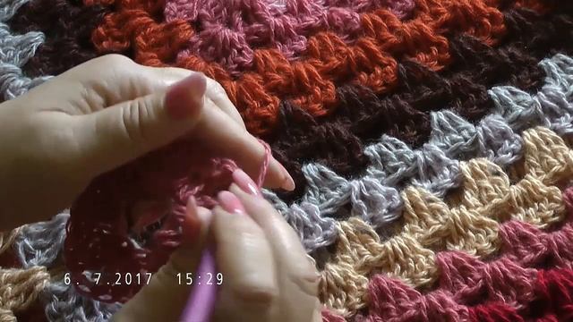 Пончо крючком