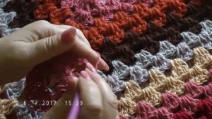 Пончо крючком