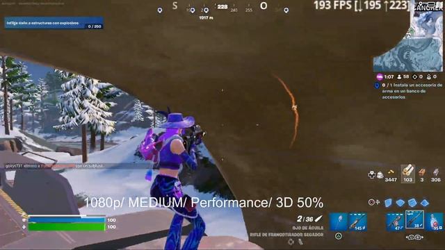 Fortnite /Performance Mode/ Ryzen 7 5700G/ Geforce RTX 4060 8GB смотреть онлайн