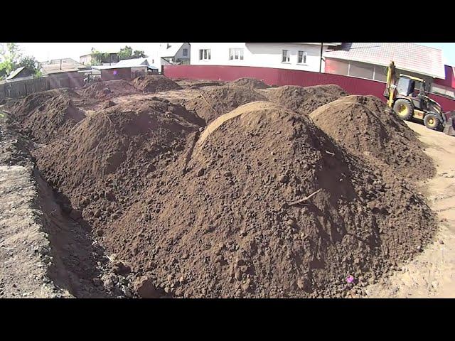 Часть № 11 Распланировал 50 КАМАЗОВ земли. Обучение работы на экскаваторе-погрузчике. CAT JCB и тд. смотреть онлайн