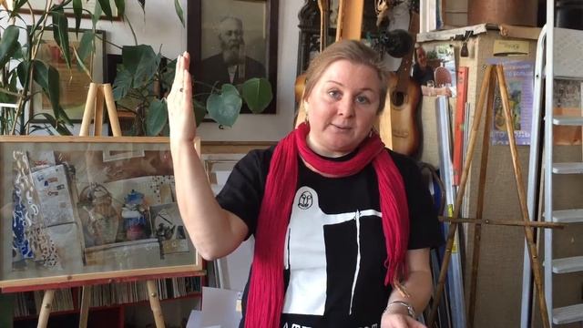 В гостях у Ольги Трофимовой. Часть1. "Портреты и зеркала" смотреть онлайн