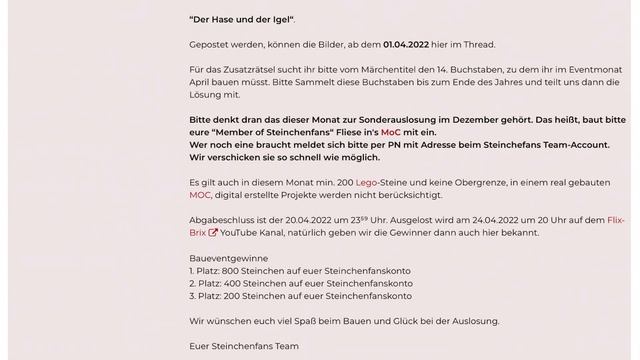 Bauevent des Monats Gewinnerbeiträge März 2022 смотреть онлайн