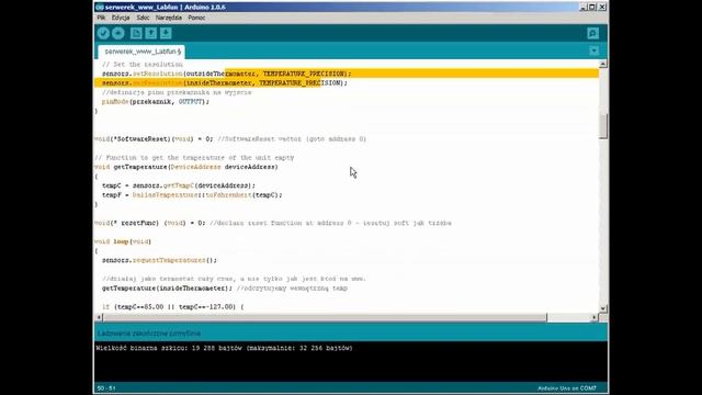 Termostat na Arduino sterowany przez www - LabFun смотреть онлайн