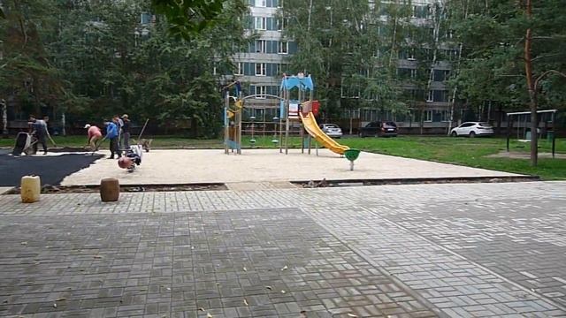 Реконструкция детской площадки на Дубнинской улице