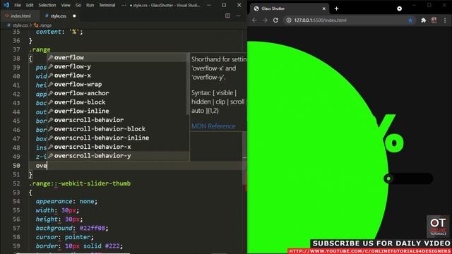 Glass Shutter Effects using CSS and Javascript | Glassmorphism смотреть онлайн
