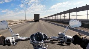 Harley Davidson V-Rod Тест-драйв от первого лица