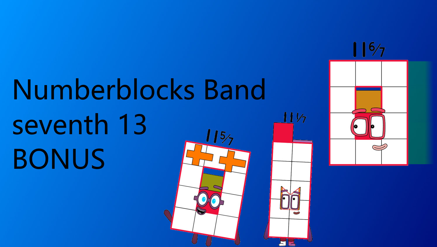 Numberblocks Band seventh 13 + BONUS смотреть онлайн