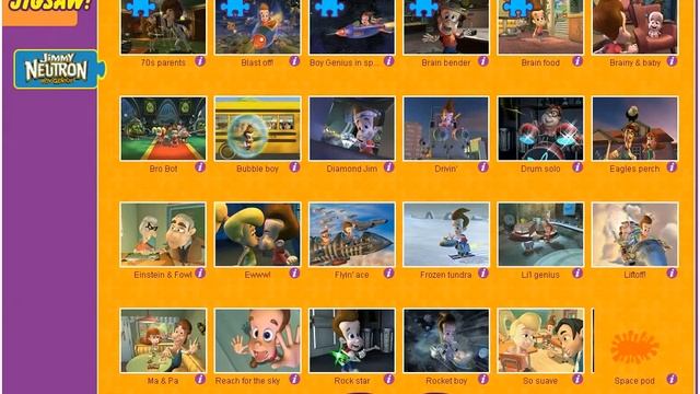 Nickelodeon Jigsaw : Jimmy Neutron (Windows game 2003) смотреть онлайн