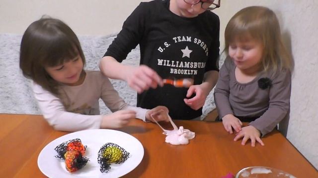 СЛАЙМ DIY делаем ЛИЗУН своими руками/как сделать лизун в домашних условиях? смотреть онлайн