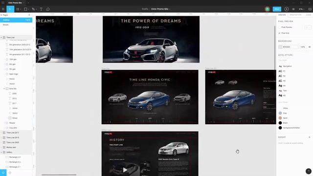 Веб дизайн UI онлайн в Figma. Speed Art Tutorial. Редизайн Gallery смотреть онлайн